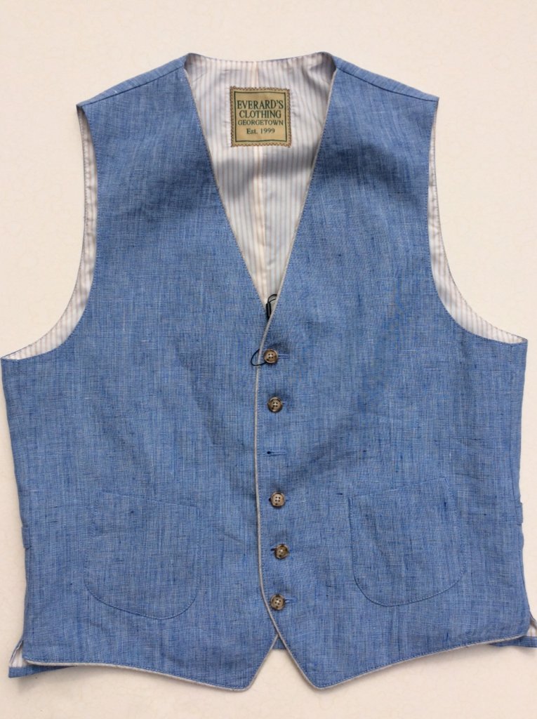 Linen Vest (multiple colors) | Everard's Clothing
