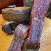 Two-Tone Croc-Embossed Belt with O-Rings (multiple colors) - Image 2