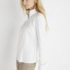 Alida Button Down Poplin Shirt White - Image 6