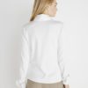 Alida Button Down Poplin Shirt White - Image 5