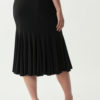 Black Trumpet Skirt w/Gold Buttons - Image 2