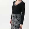 Plaid A-Line Skirt