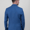 100% Irish Linen Safari Style Jacket - Blue - Image 3