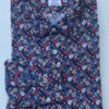Floral Shirt Blue/Tan