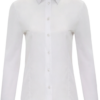 Alida Button Down Poplin Shirt White - Image 3