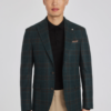 Jack Victor Green Plaid Blazer-Size 42R only