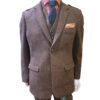 Irish Brown Herringbone Tweed Jacket - Image 7
