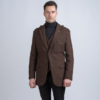 Irish Brown Herringbone Tweed Jacket - Image 5