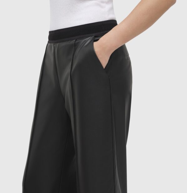 MAC Chiara Cropped Black Vegan Leather - Image 3