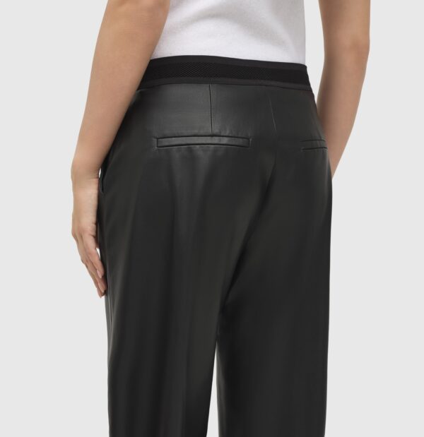 MAC Chiara Cropped Black Vegan Leather - Image 5