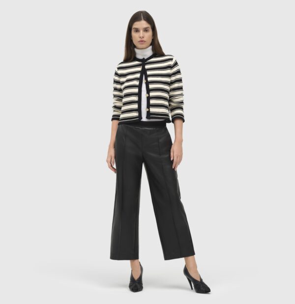 MAC Chiara Cropped Black Vegan Leather - Image 2