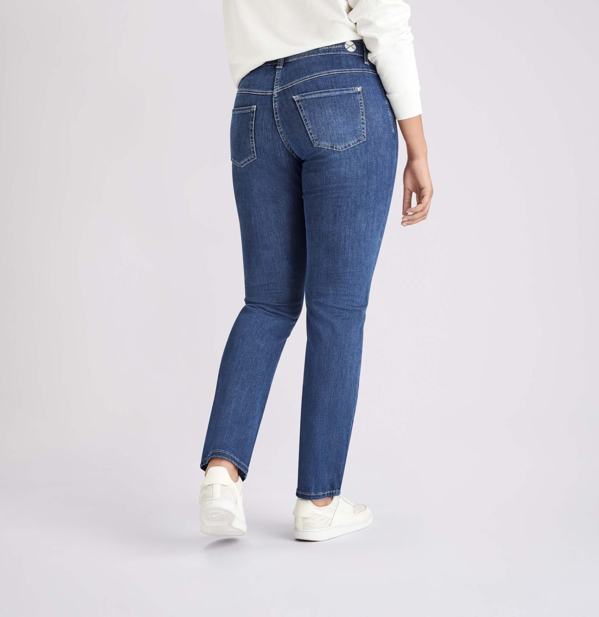 MAC Jean Dream Straight Leg Mid Blue Authentic - Image 5