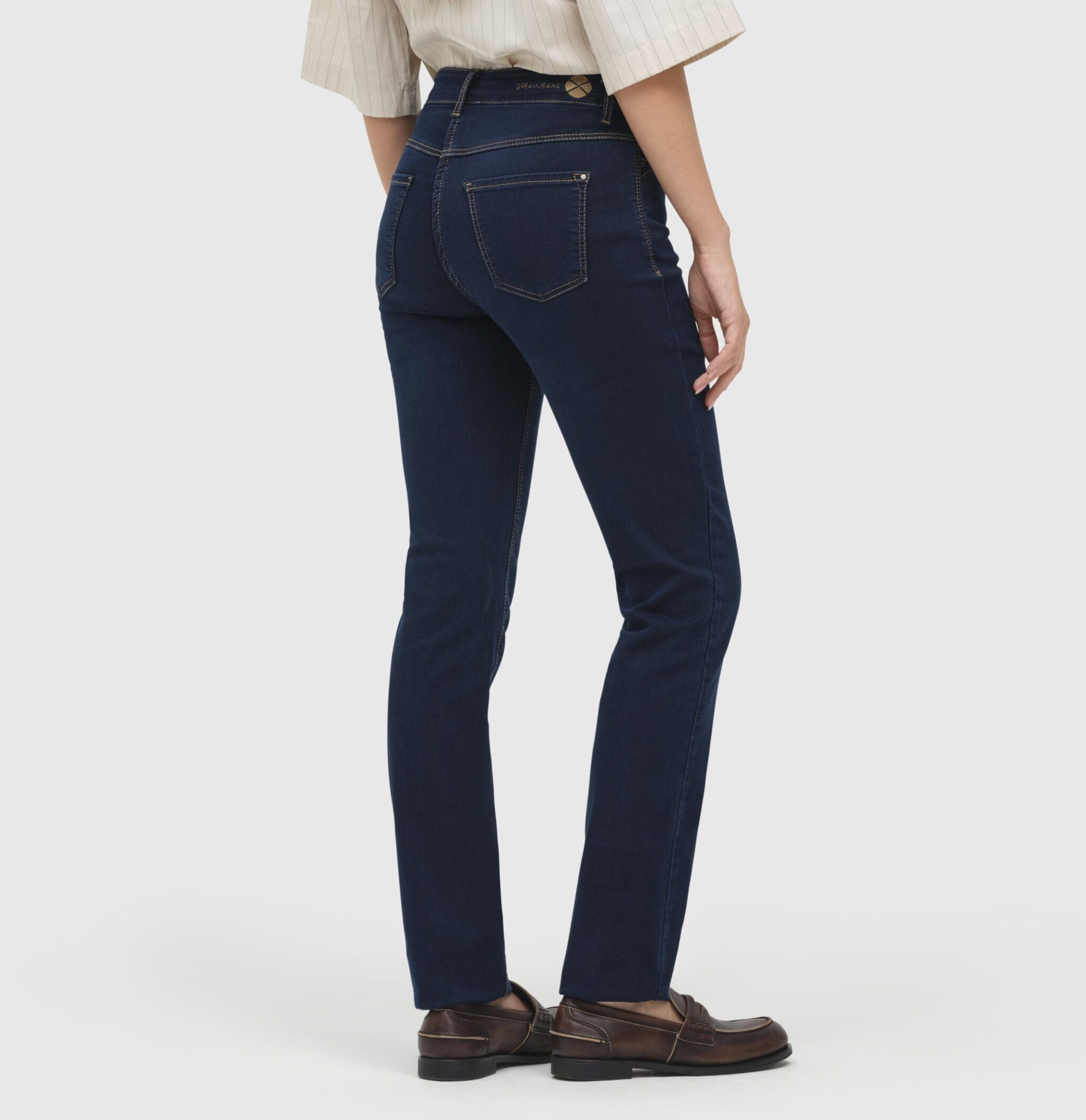 MAC Jean Dream Straight Leg Dark Washed - Image 4