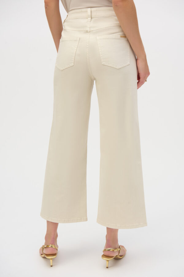 Greige Stretch Culotte Jeans - Image 5