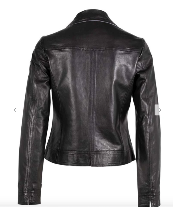 Lusan RF Leather Jacket, Black - Image 4