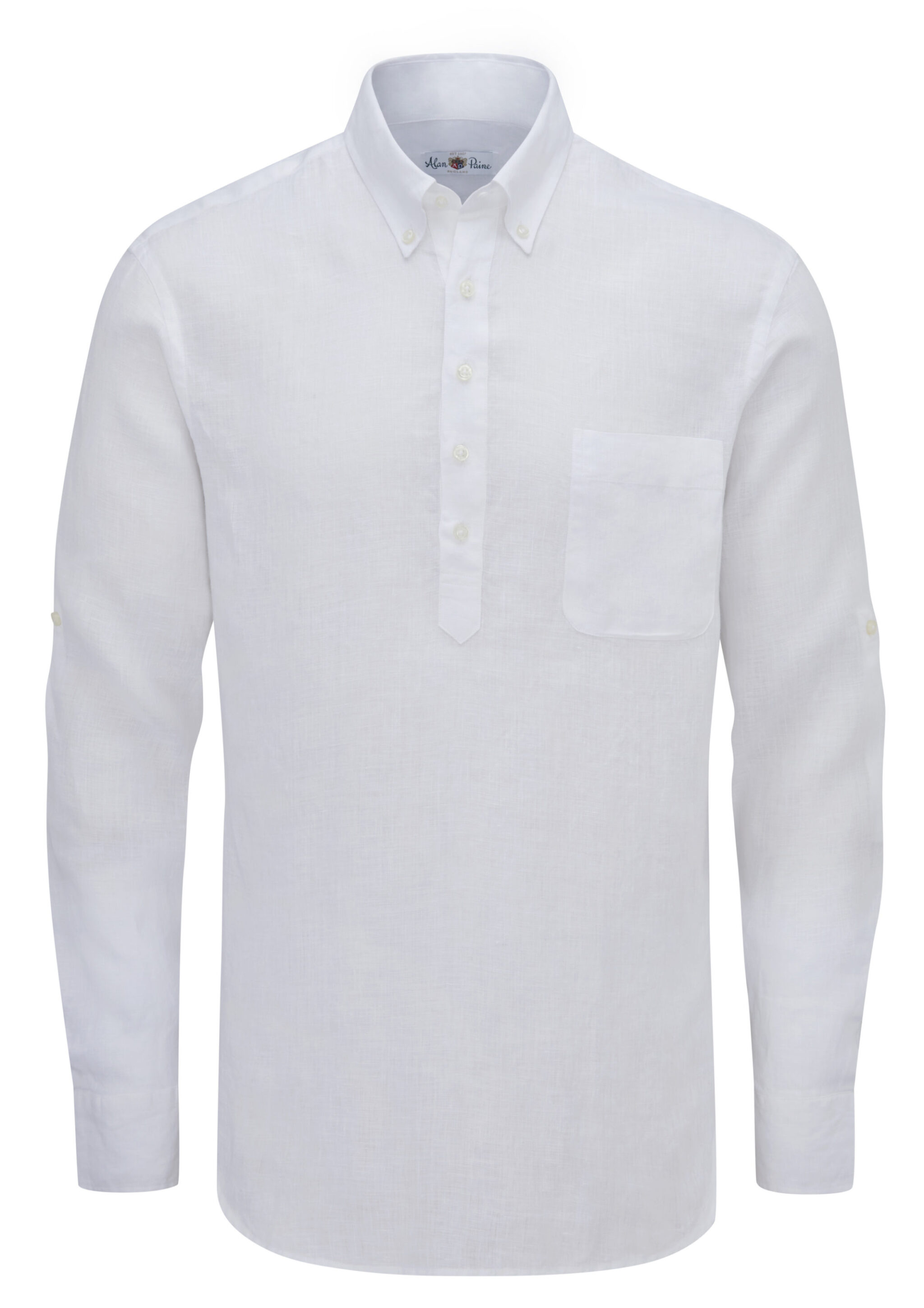 Alan Paine Linen Popover Shirt (multiple colors)