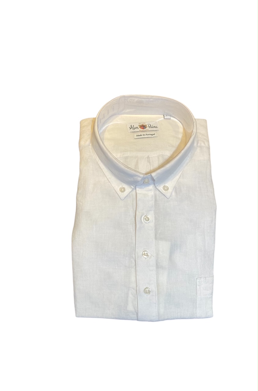 Alan Paine Linen Popover Shirt (multiple colors) - Image 2