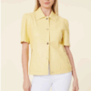Vegan Leather Perforated Short Sleeve Shirt Jacket (multiple colors) - Image 5