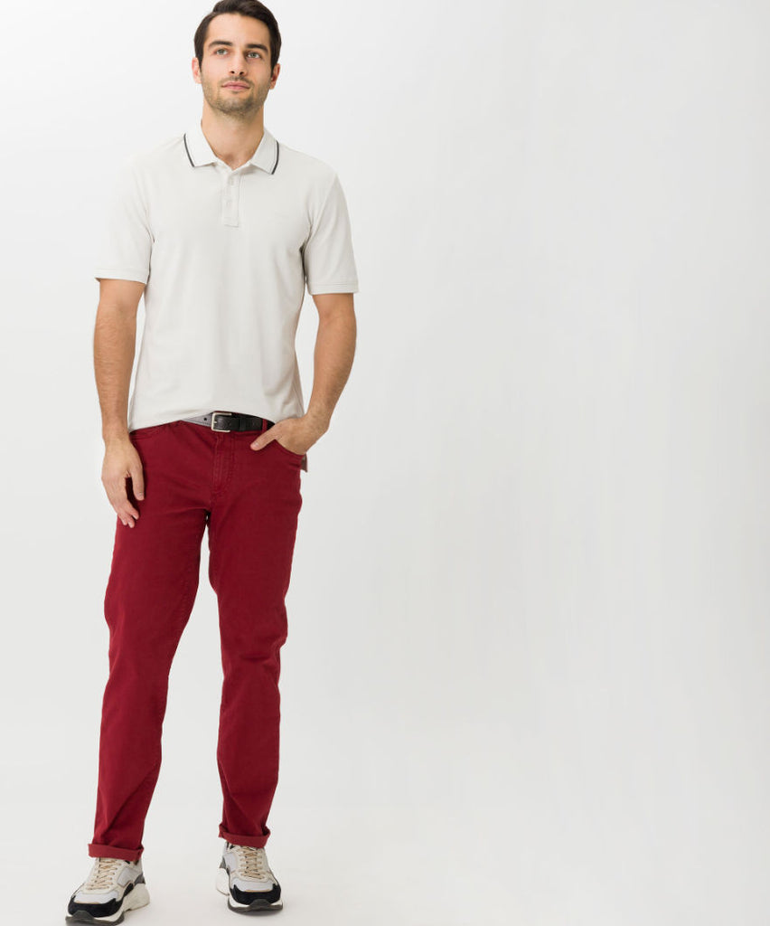 Cadiz Marathon Modern Fit Pant in Burned Red - Image 6