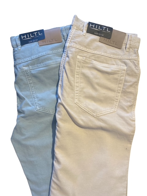 Hiltl Regular Fit Soft Jersey Cotton 5 Pocket Pant Dude (multiple colors)