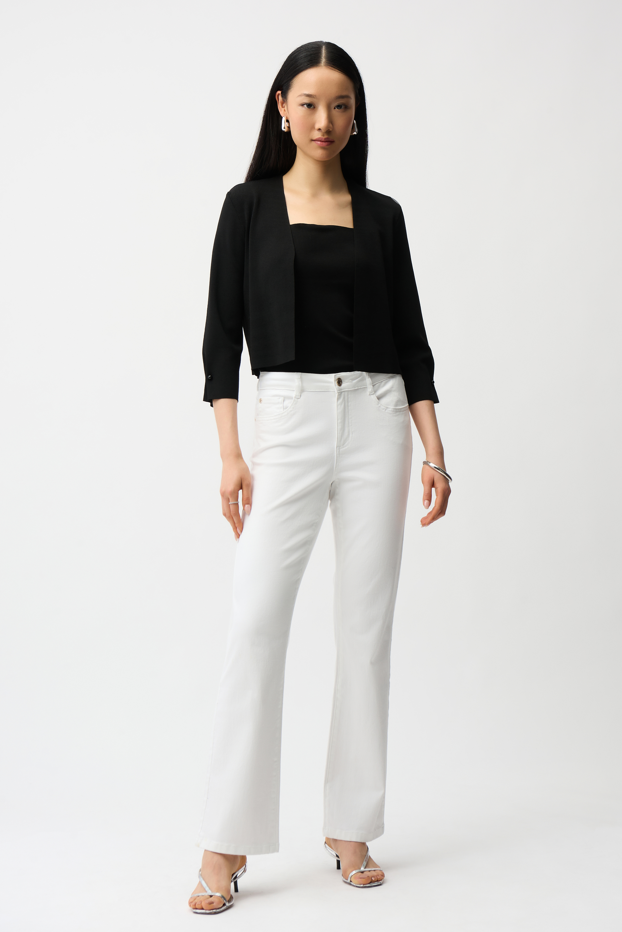 Sweater Knit Cover-Up with Pearl Ornament (multiple colors) - Image 12