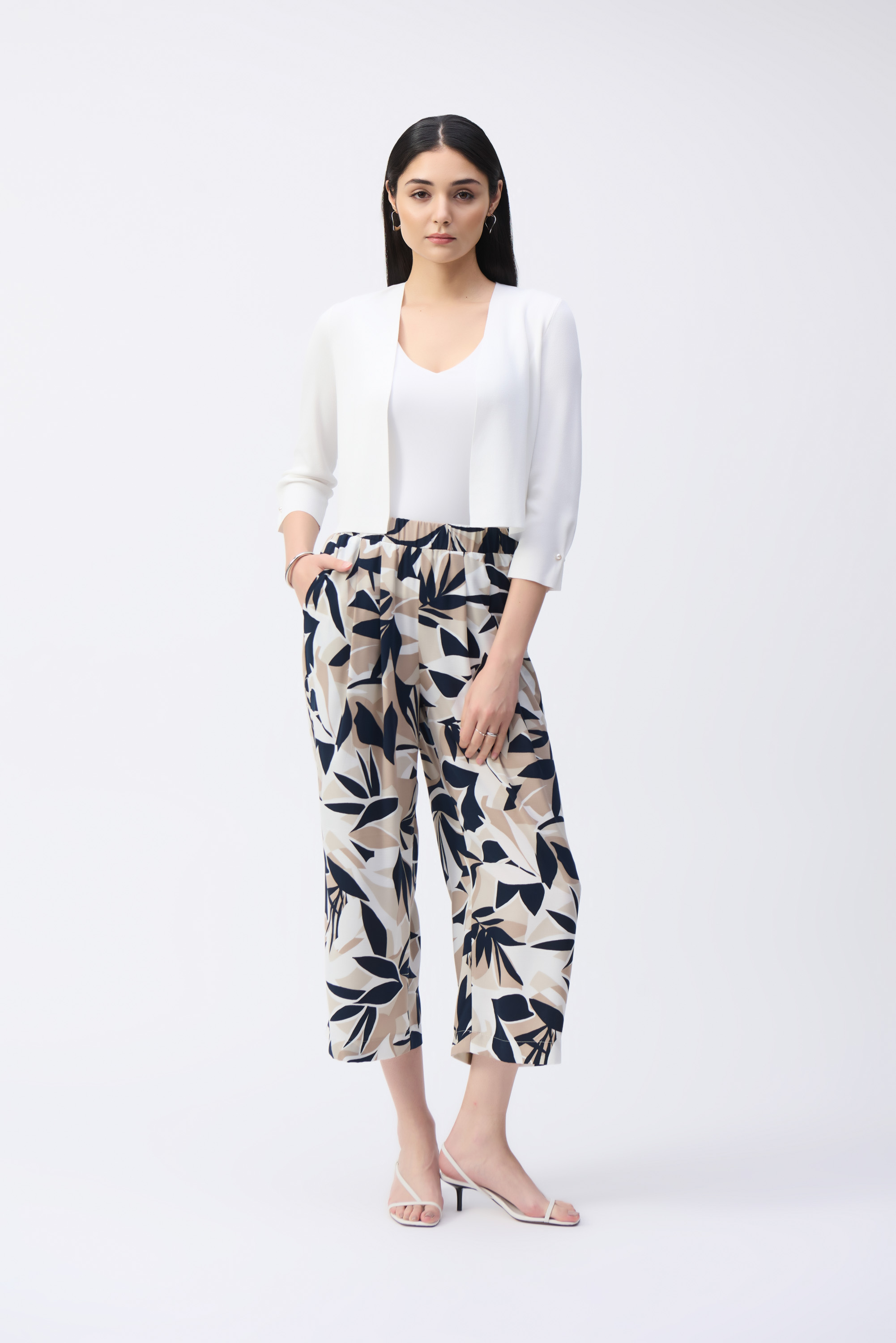 Sweater Knit Cover-Up with Pearl Ornament (multiple colors) - Image 4